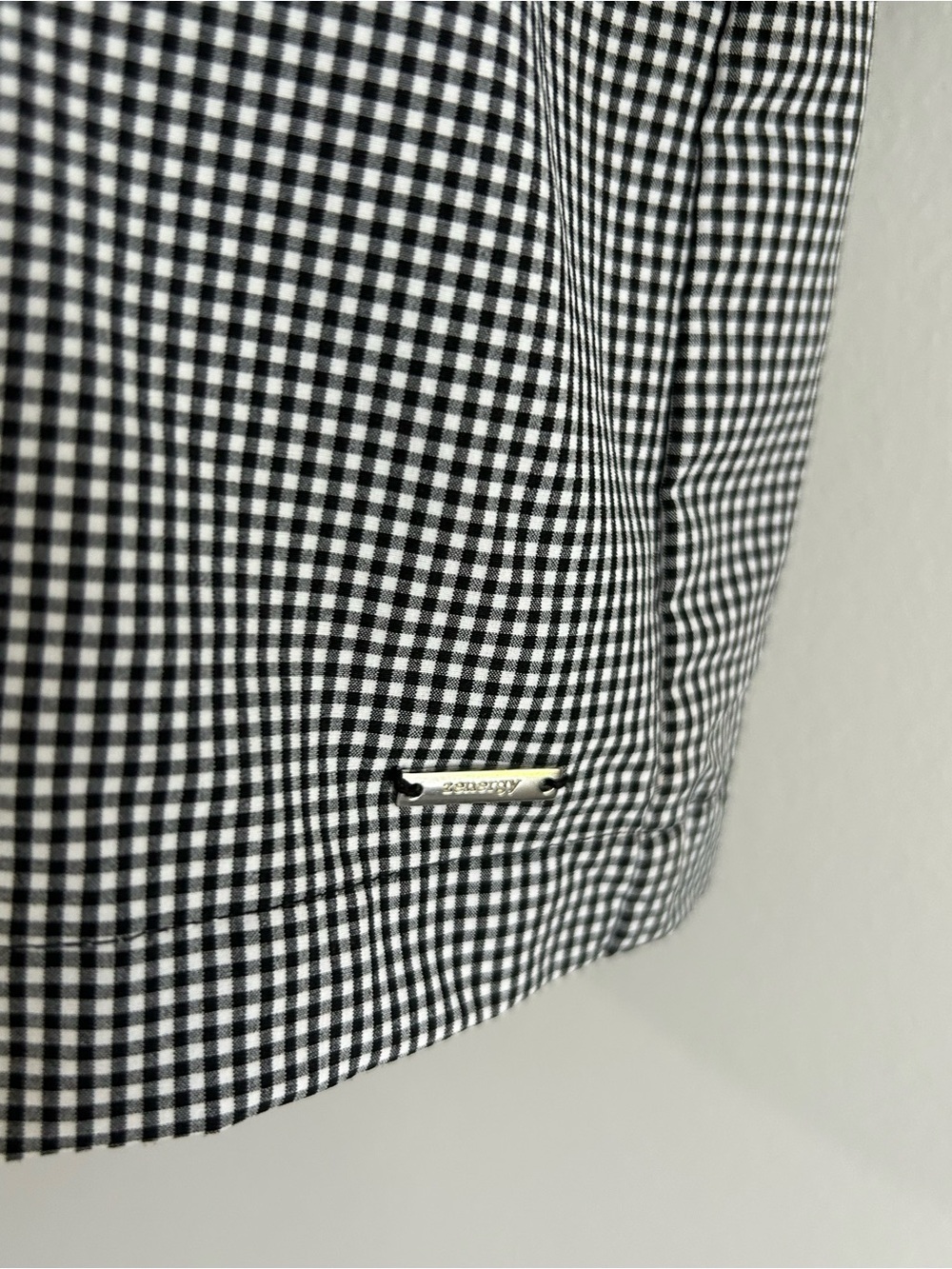 Chico's Zenergy Neema Gingham Jacket-Size 3 = 16 - Picture 5 of 8